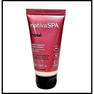 NativaSPA Rose Replenishing Body Lotion 1 fl.oz. 30 ml. Travel Size New Nativa
